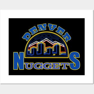 Denver nuggets t-shirt Posters and Art